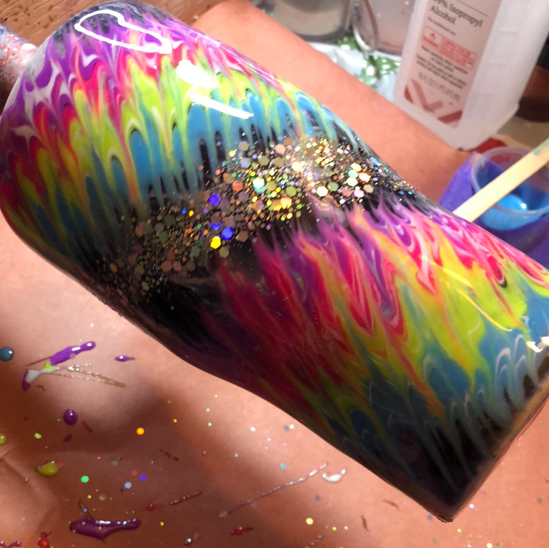 Rainbow marble