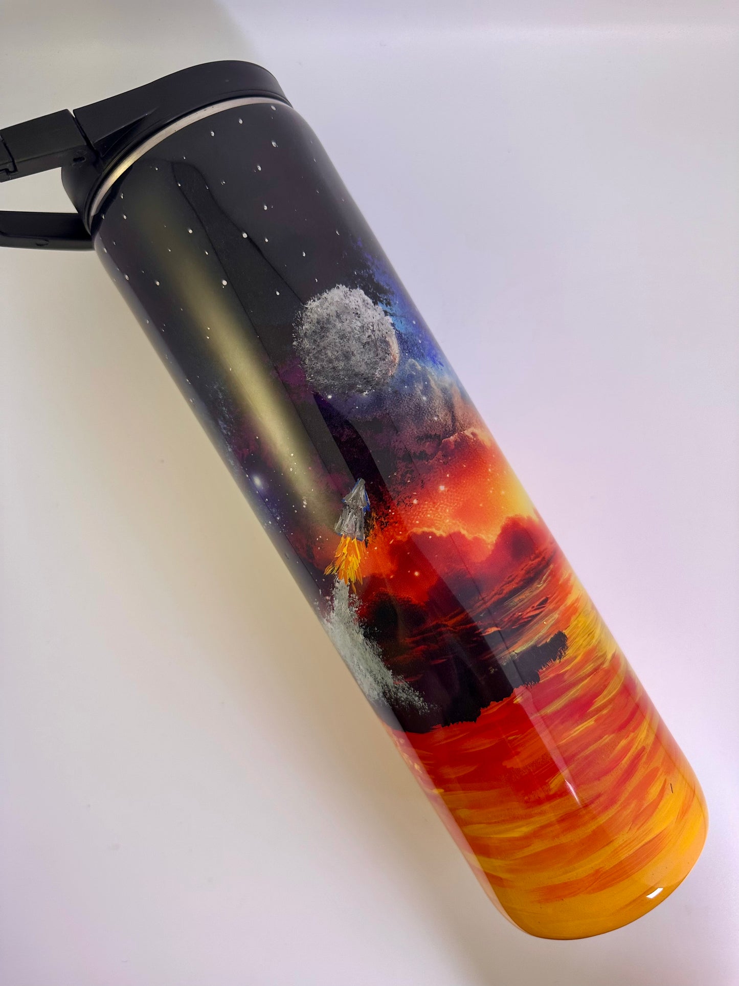 Space Hand Painted