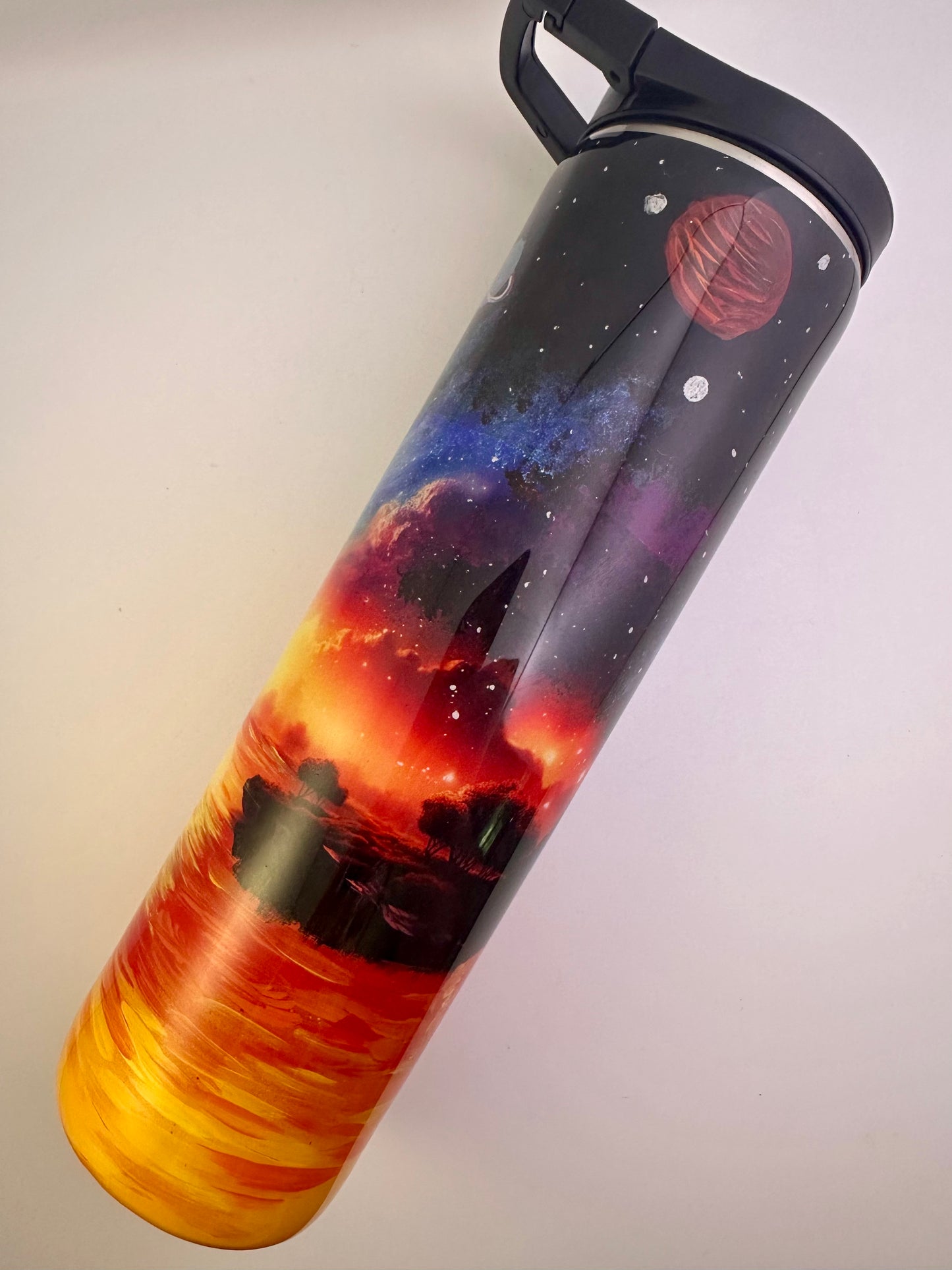 Space Hand Painted