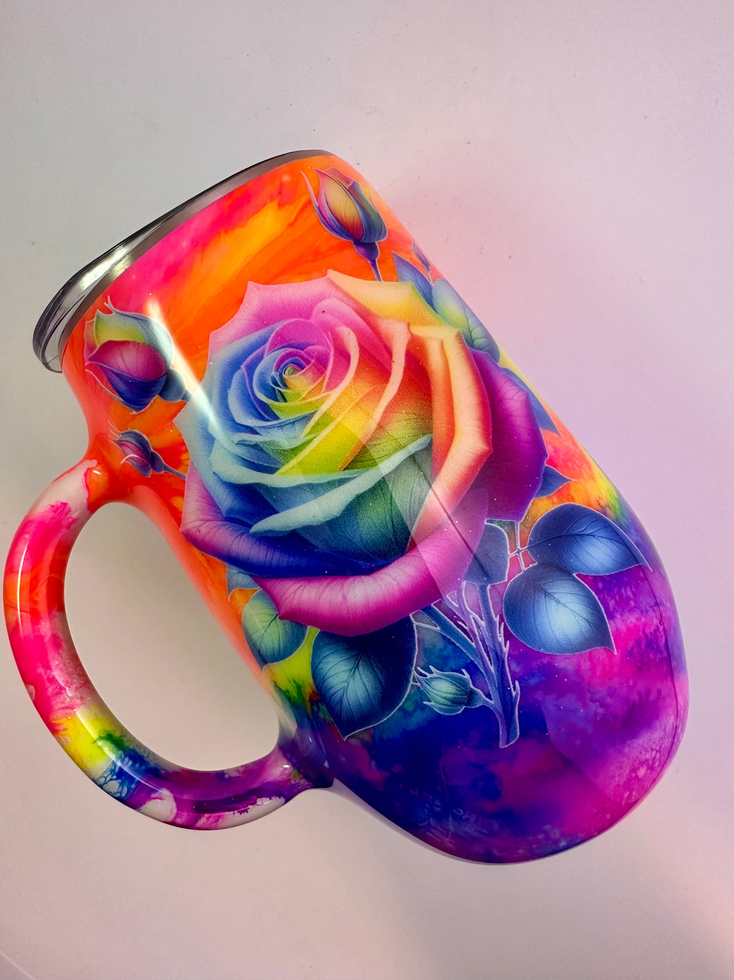 37) Neon Roses