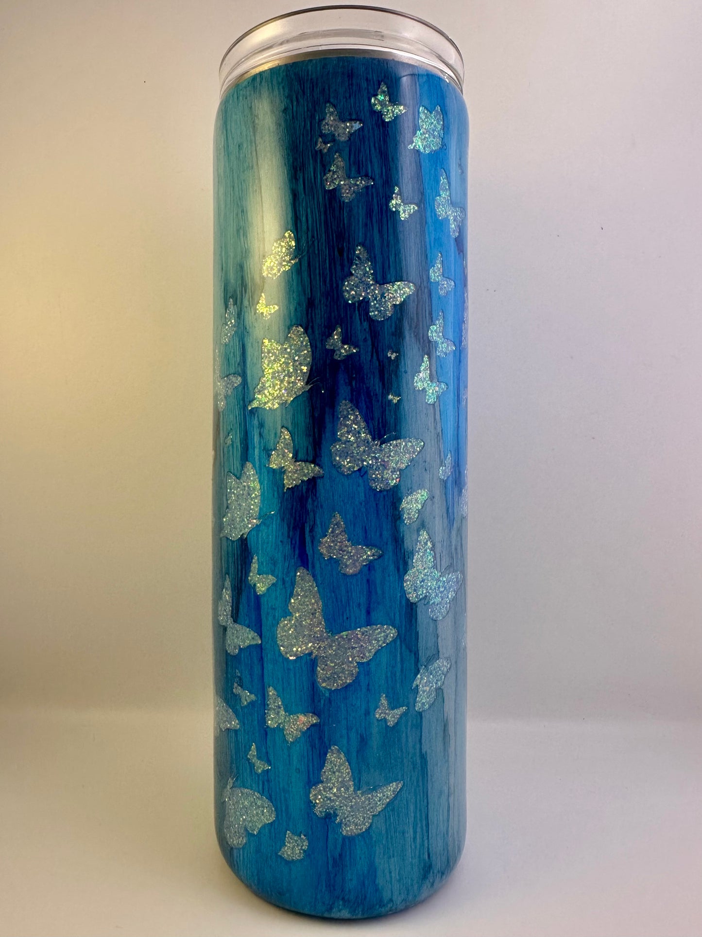 41) Blue Butterflies