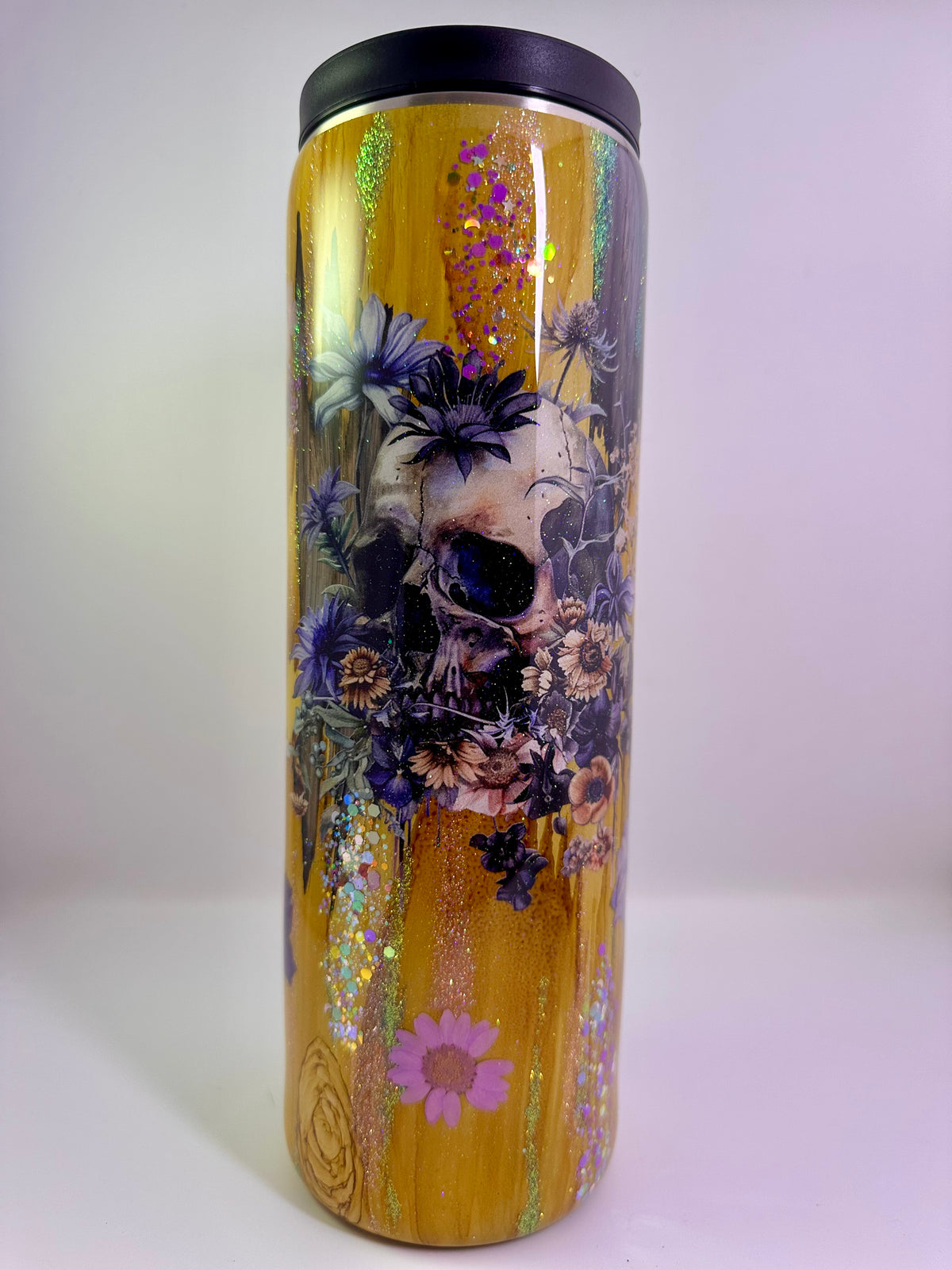 55) Floral Skull