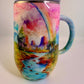Rainbow Hand Painted