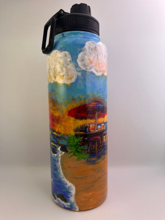 Beach Days Hand Painted
