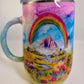 Rainbow Hand Painted