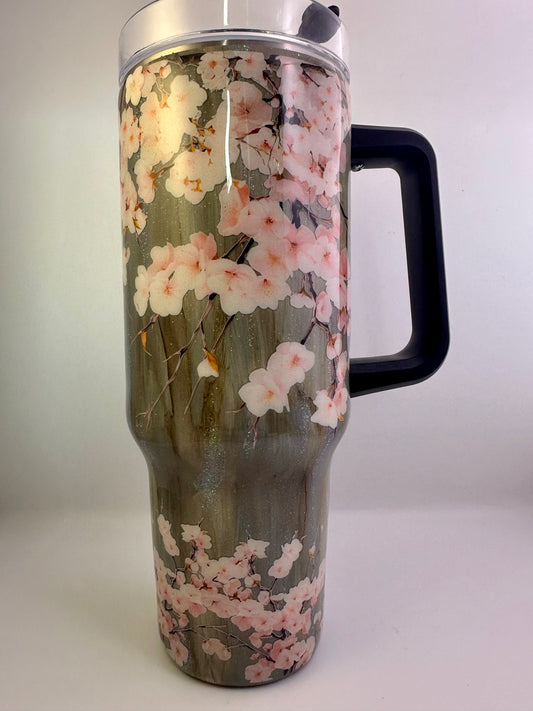 29) Rustic Cherry Blossoms