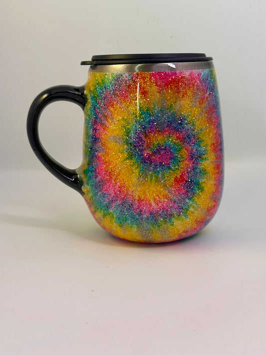 30) Glitter Tie dye