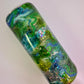 2) Green Glitter Swirl