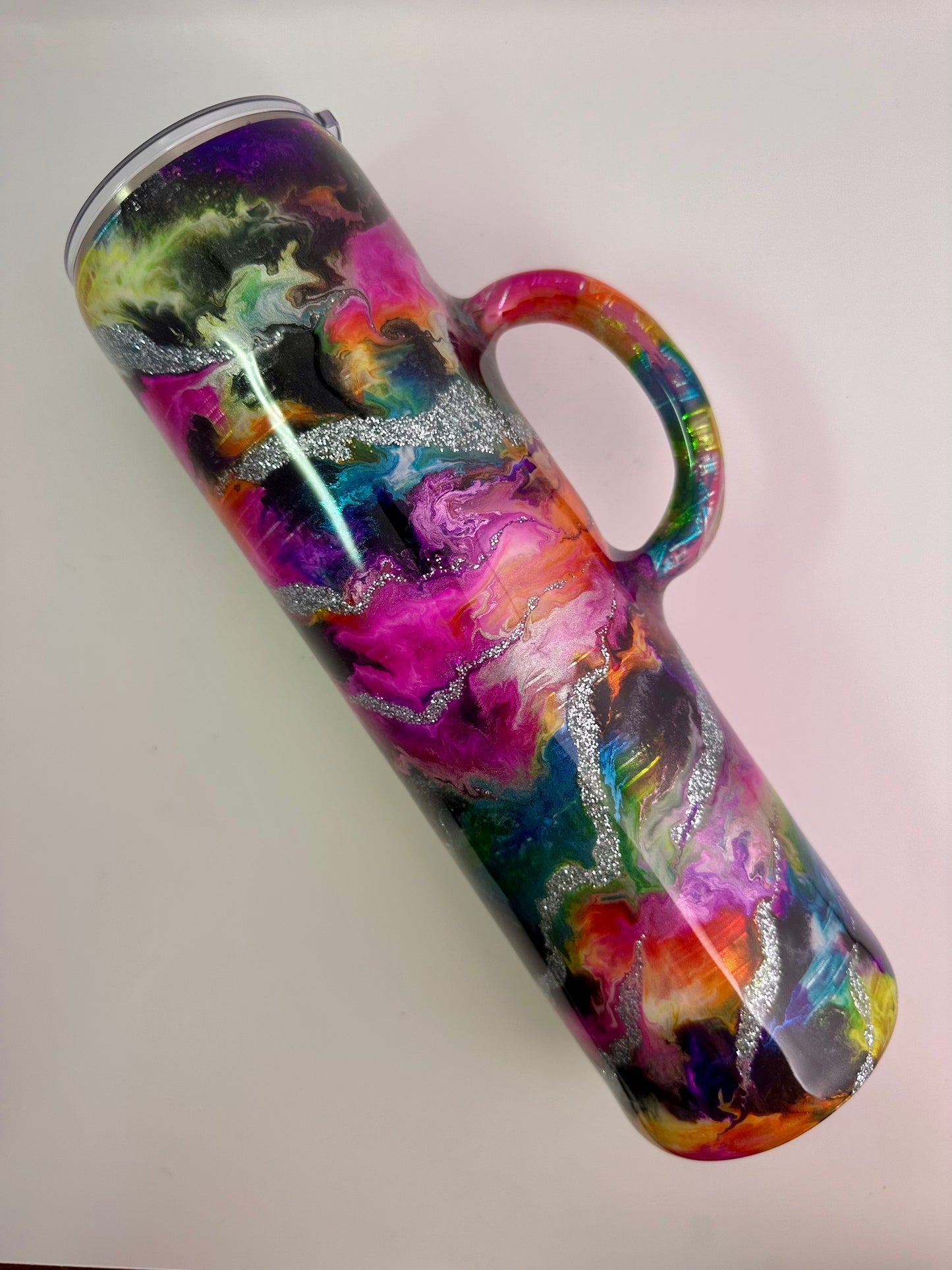 4) Rainbow Swirls