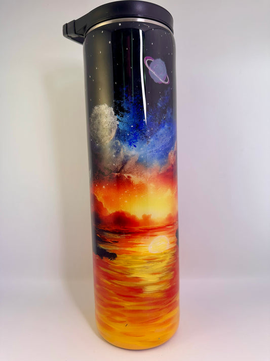 Space Hand Painted