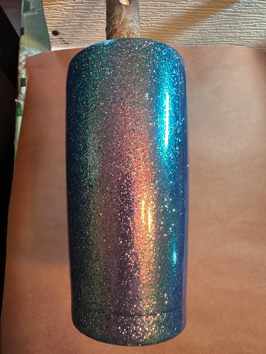 Purple/Blue glitter shift