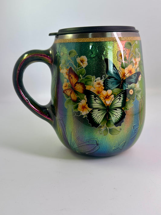 26) Chrome Butterflies