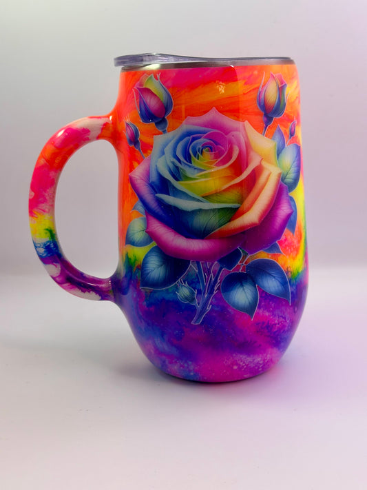 37) Neon Roses