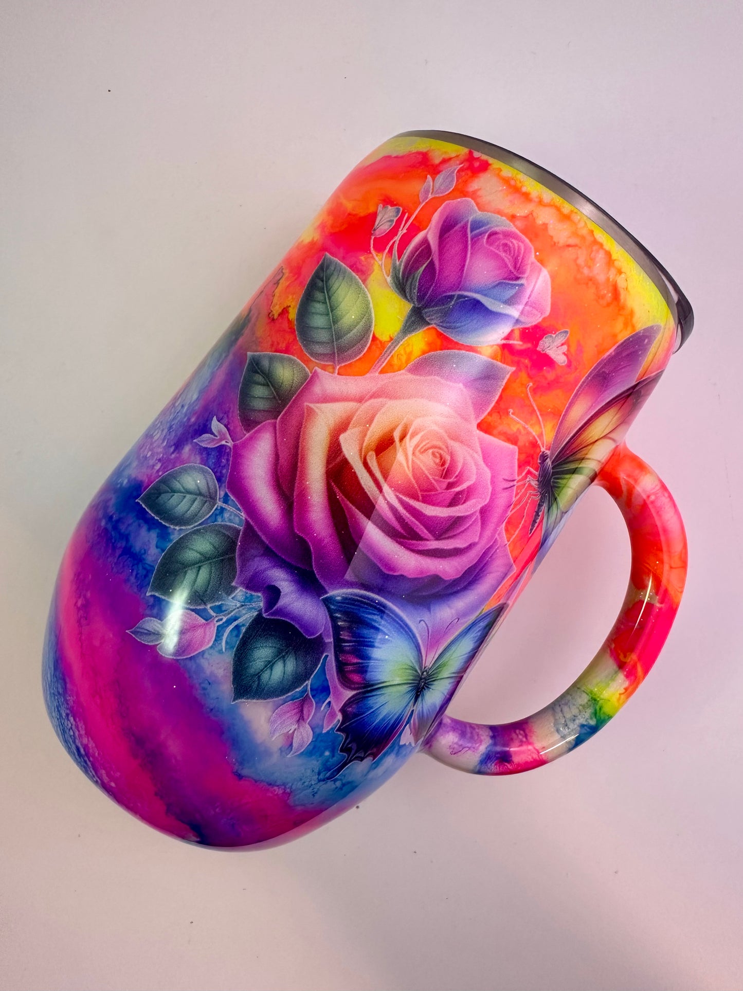 37) Neon Roses