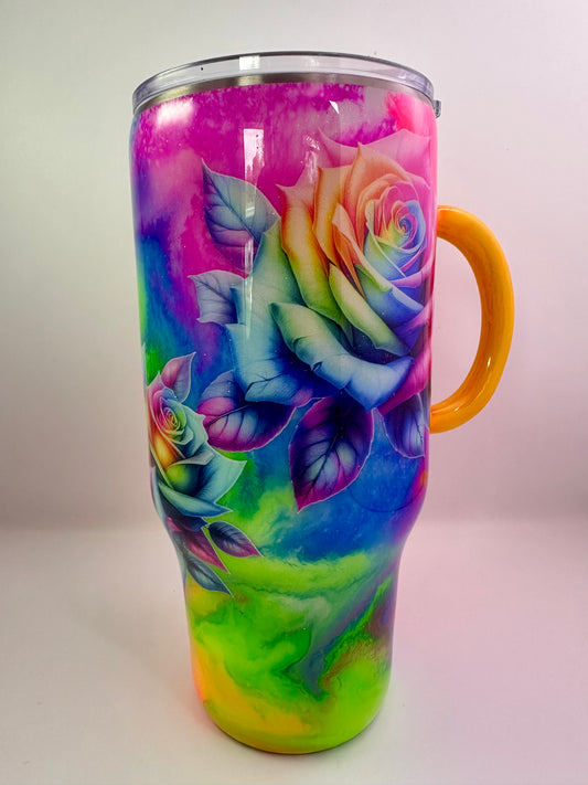 63) Rainbow Roses