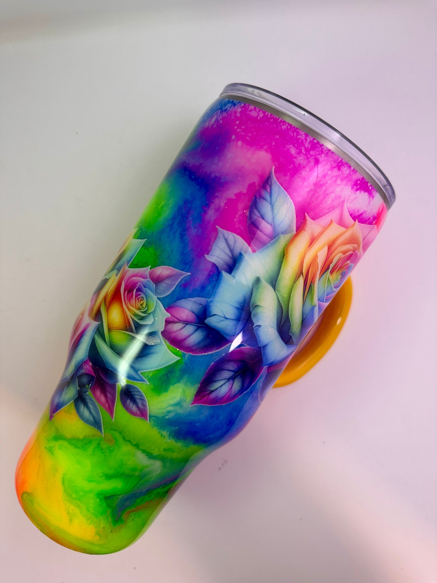 63) Rainbow Roses