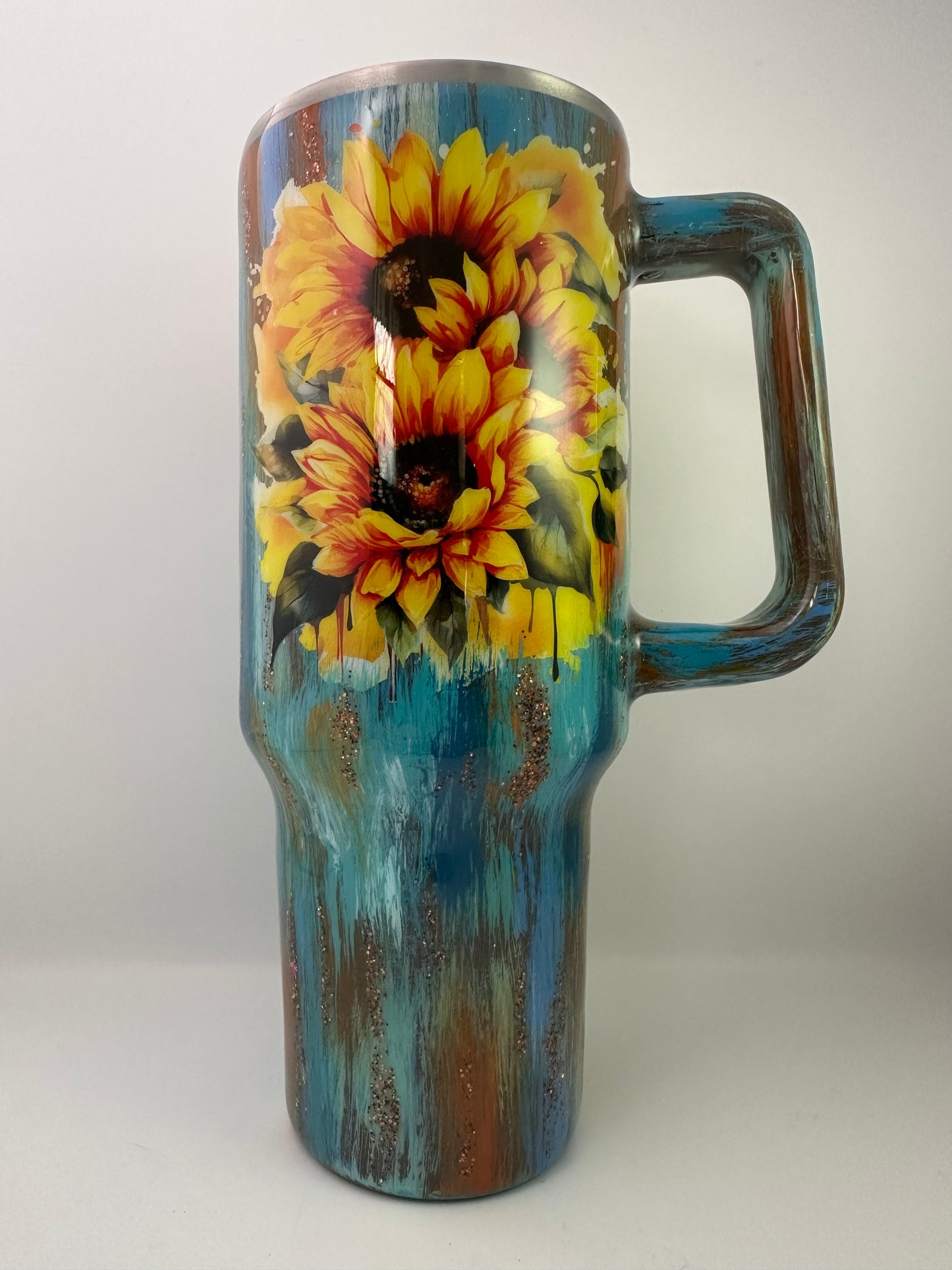 58) Rustic Sunflowers