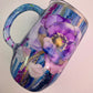 41) Purple Rustic Raindrop
