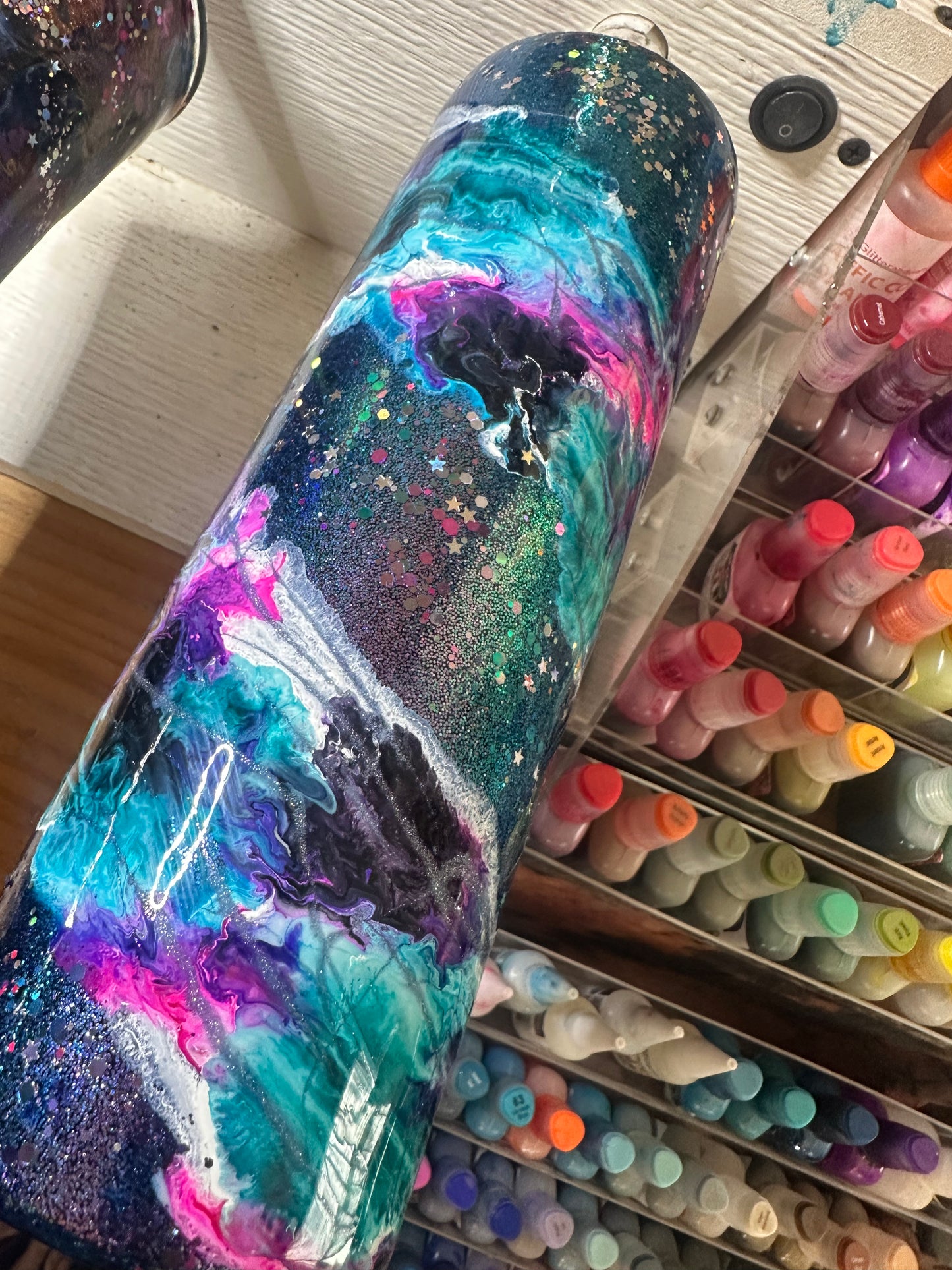 30oz Mermaid Galaxy Barberpole