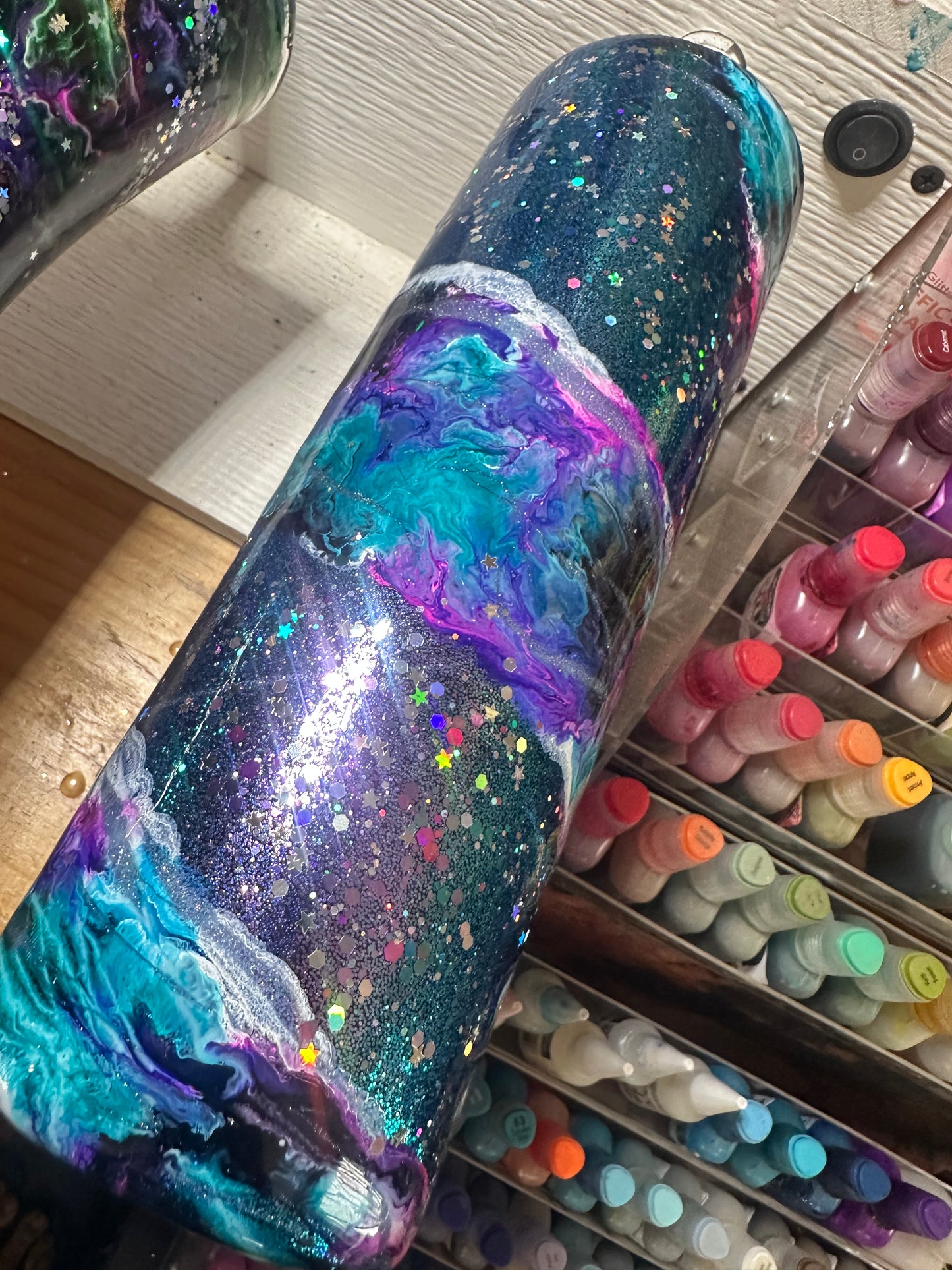 30oz Mermaid Galaxy Barberpole